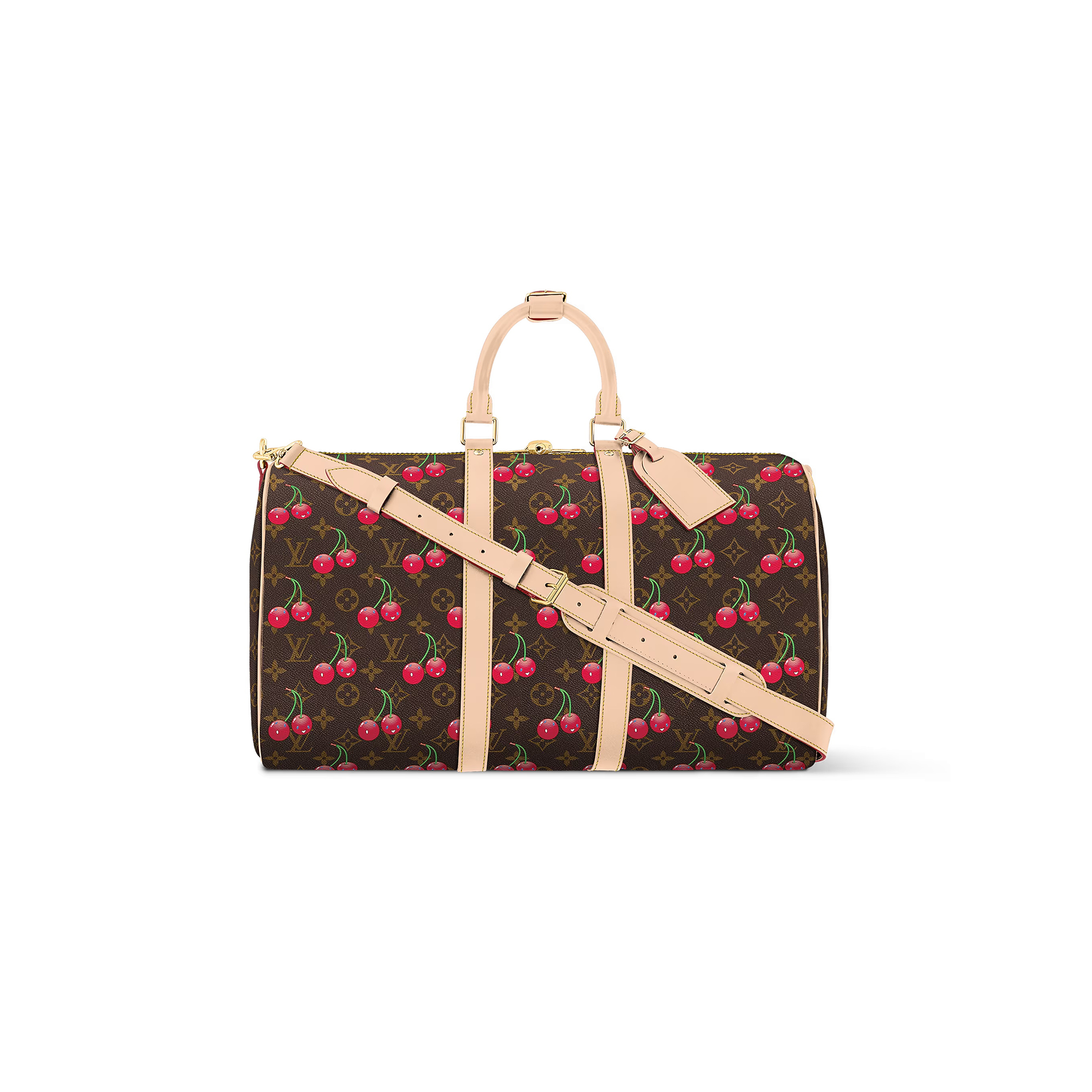 LOUIS VUITTON MURAKAMI LV X TM KEEPALL BANDOULIÈRE 45 M13764 (45*27*20cm) LOUIS VUITTON MURAKAMI LV X TM KEEPALL BANDOULIÈRE 45 M13764 (45*27*20cm)